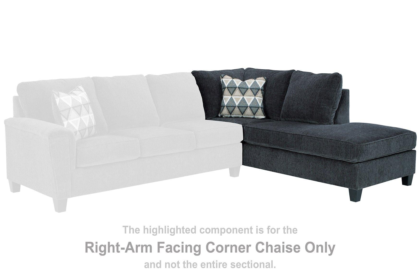 Abinger 2-Piece Sleeper Sectional with Chaise - Furniture & Design Outlet (Kalamazoo,MI)