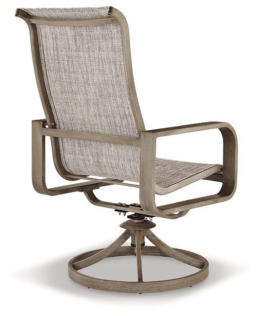 Beach Front Sling Swivel Chair (Set of 2) - Furniture & Design Outlet (Kalamazoo,MI)
