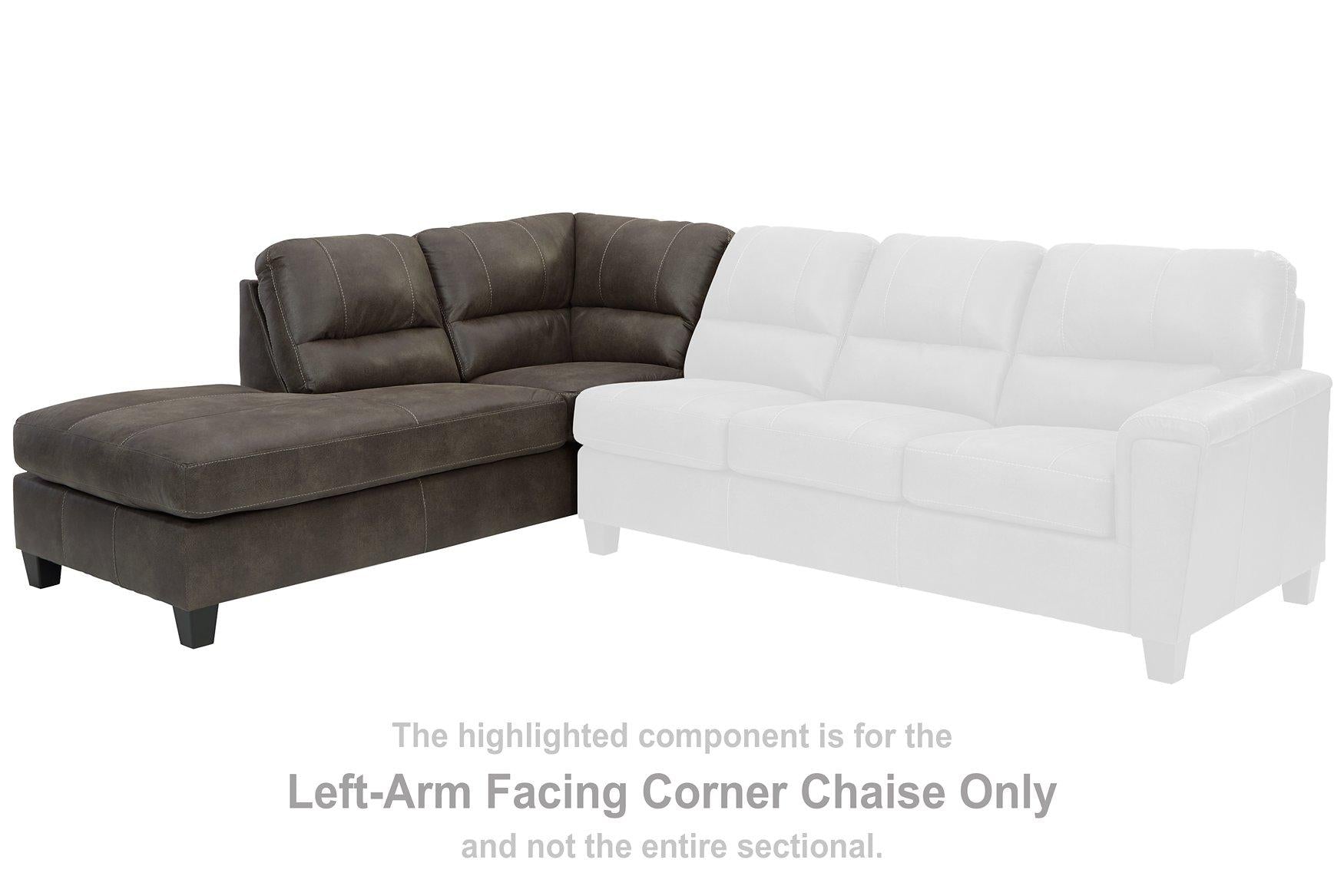 Navi 2-Piece Sectional with Chaise