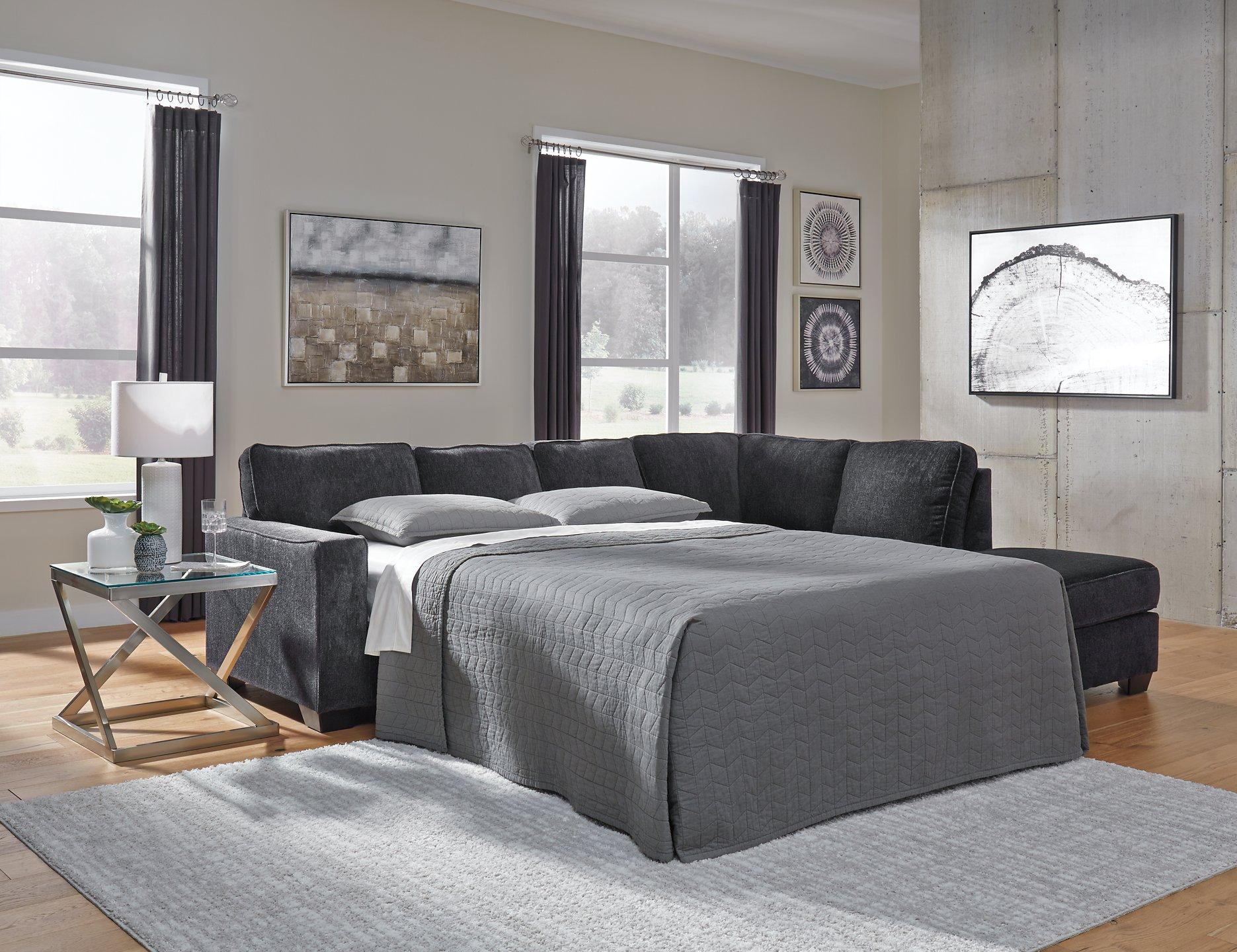 Altari 2-Piece Sleeper Sectional with Chaise - Furniture & Design Outlet (Kalamazoo,MI)