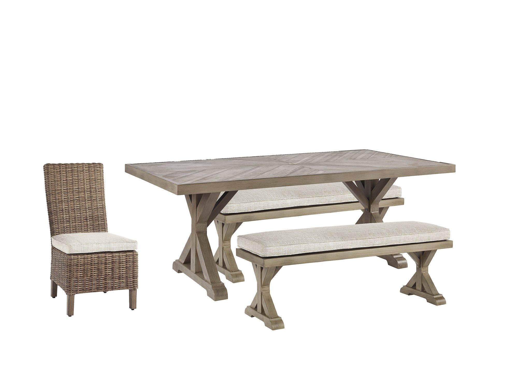 Beachcroft Outdoor Dining Set - Furniture & Design Outlet (Kalamazoo,MI)