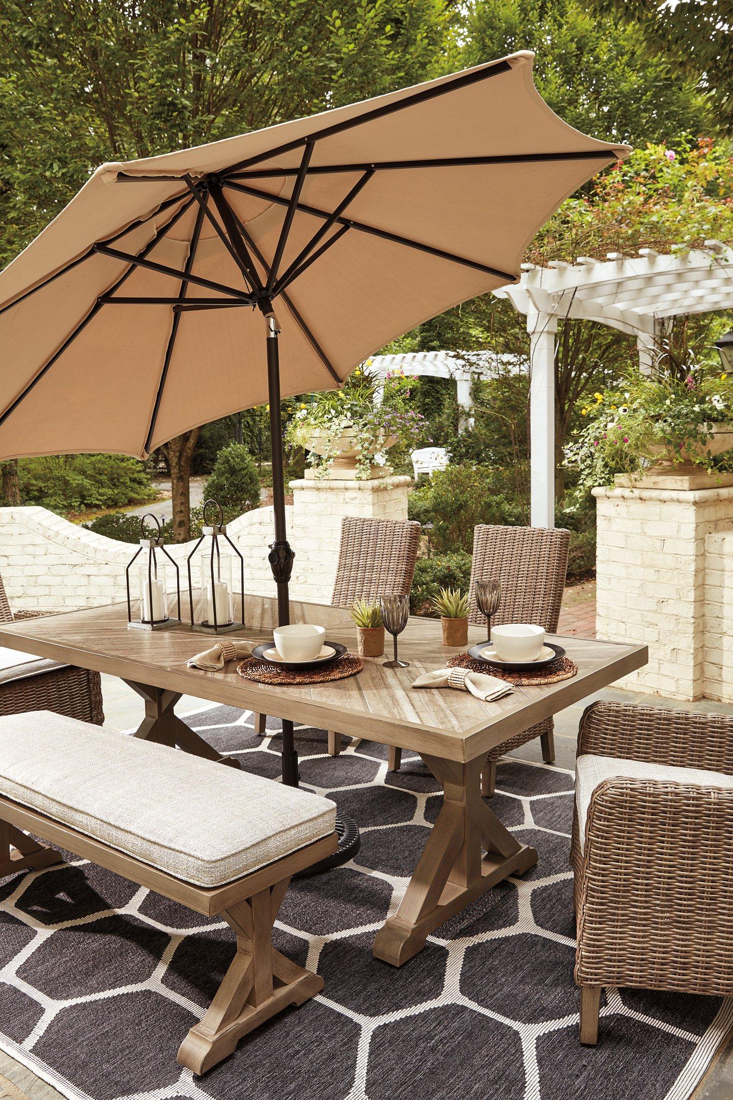 Beachcroft Outdoor Dining Set - Furniture & Design Outlet (Kalamazoo,MI)