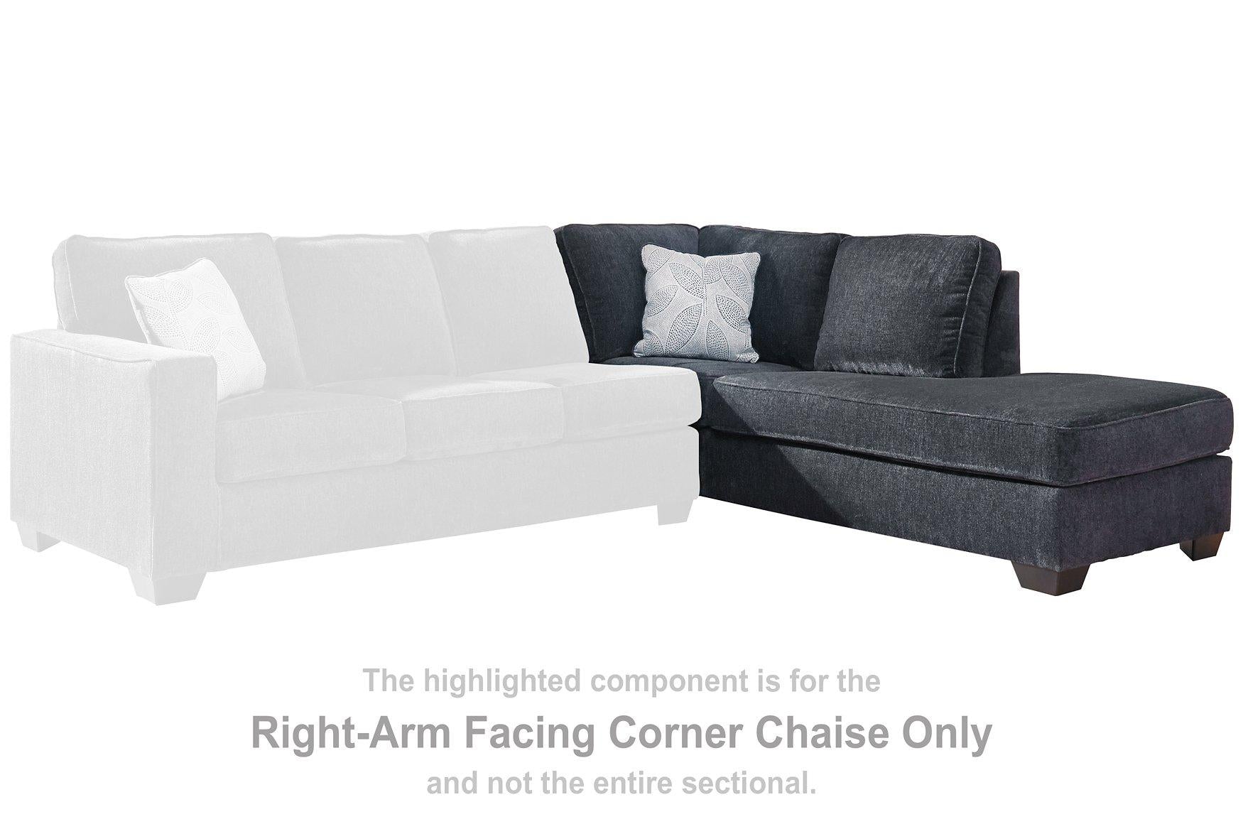 Altari 2-Piece Sleeper Sectional with Chaise - Furniture & Design Outlet (Kalamazoo,MI)