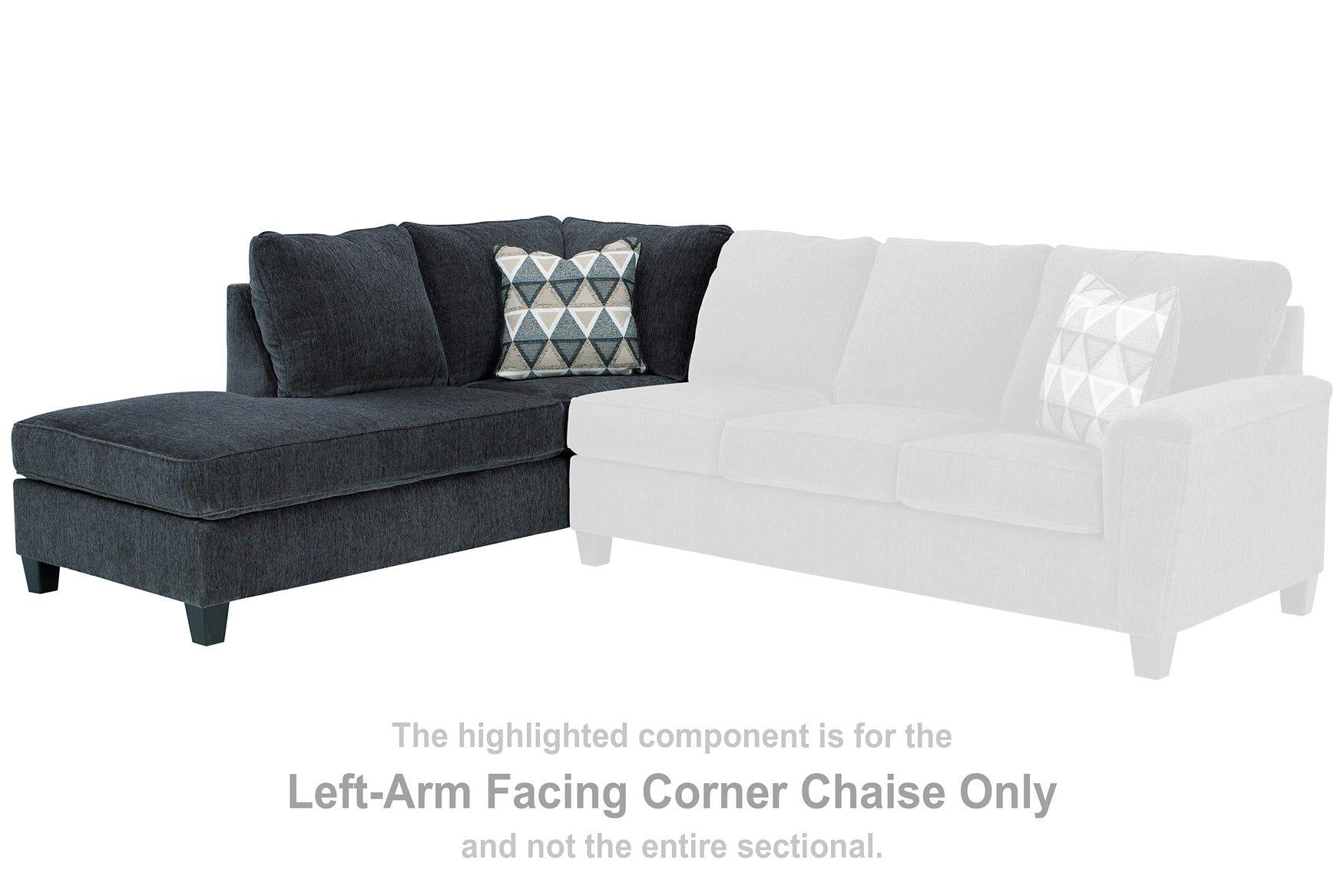 Abinger 2-Piece Sleeper Sectional with Chaise - Furniture & Design Outlet (Kalamazoo,MI)