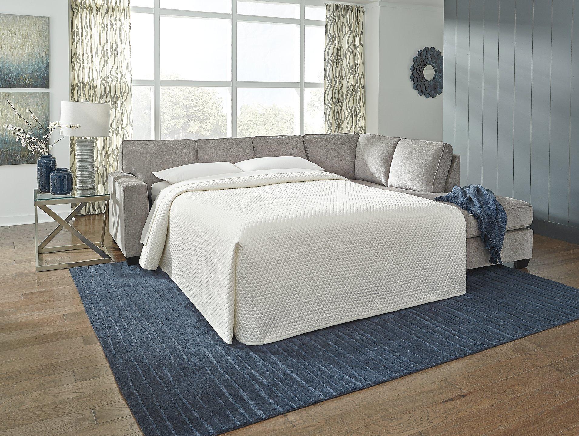 Altari 2-Piece Sleeper Sectional with Chaise - Furniture & Design Outlet (Kalamazoo,MI)