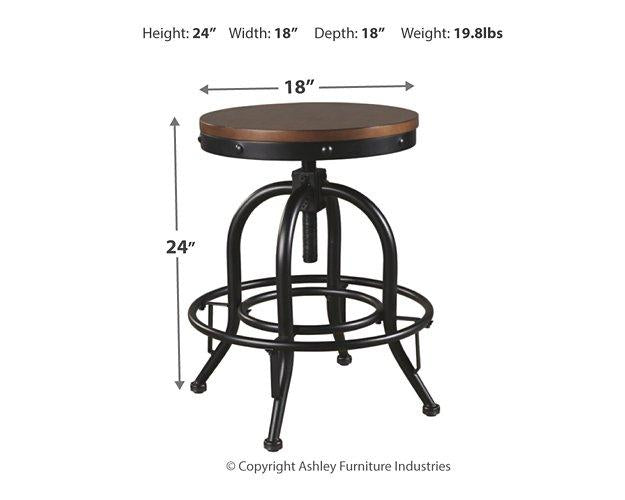 Valebeck Counter Height Bar Stool - Furniture & Design Outlet (Kalamazoo,MI)