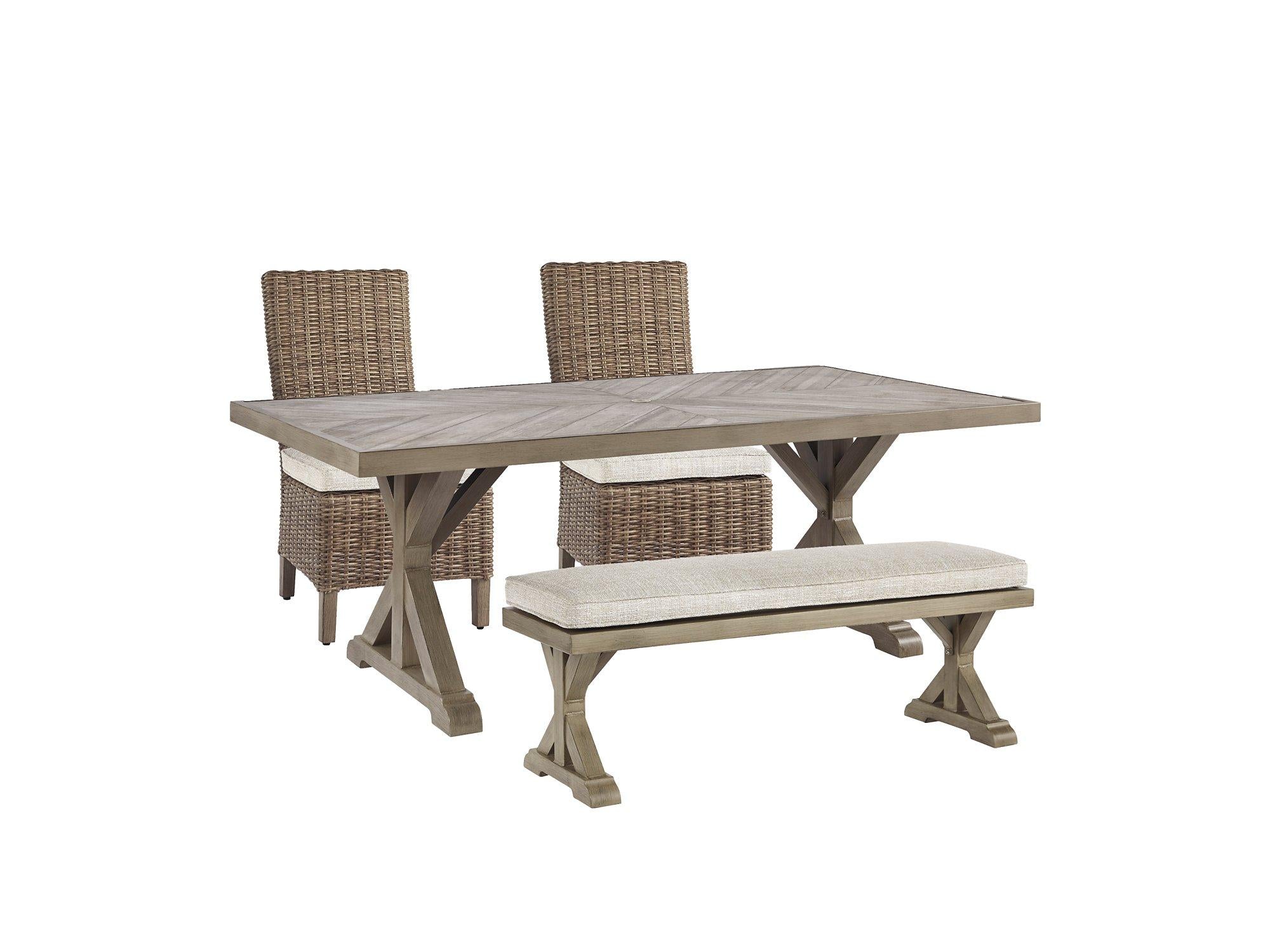 Beachcroft Outdoor Dining Set - Furniture & Design Outlet (Kalamazoo,MI)