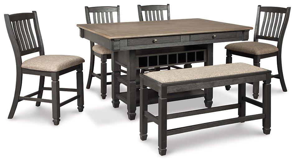 Tyler Creek Counter Height Dining Set - Furniture & Design Outlet (Kalamazoo,MI)