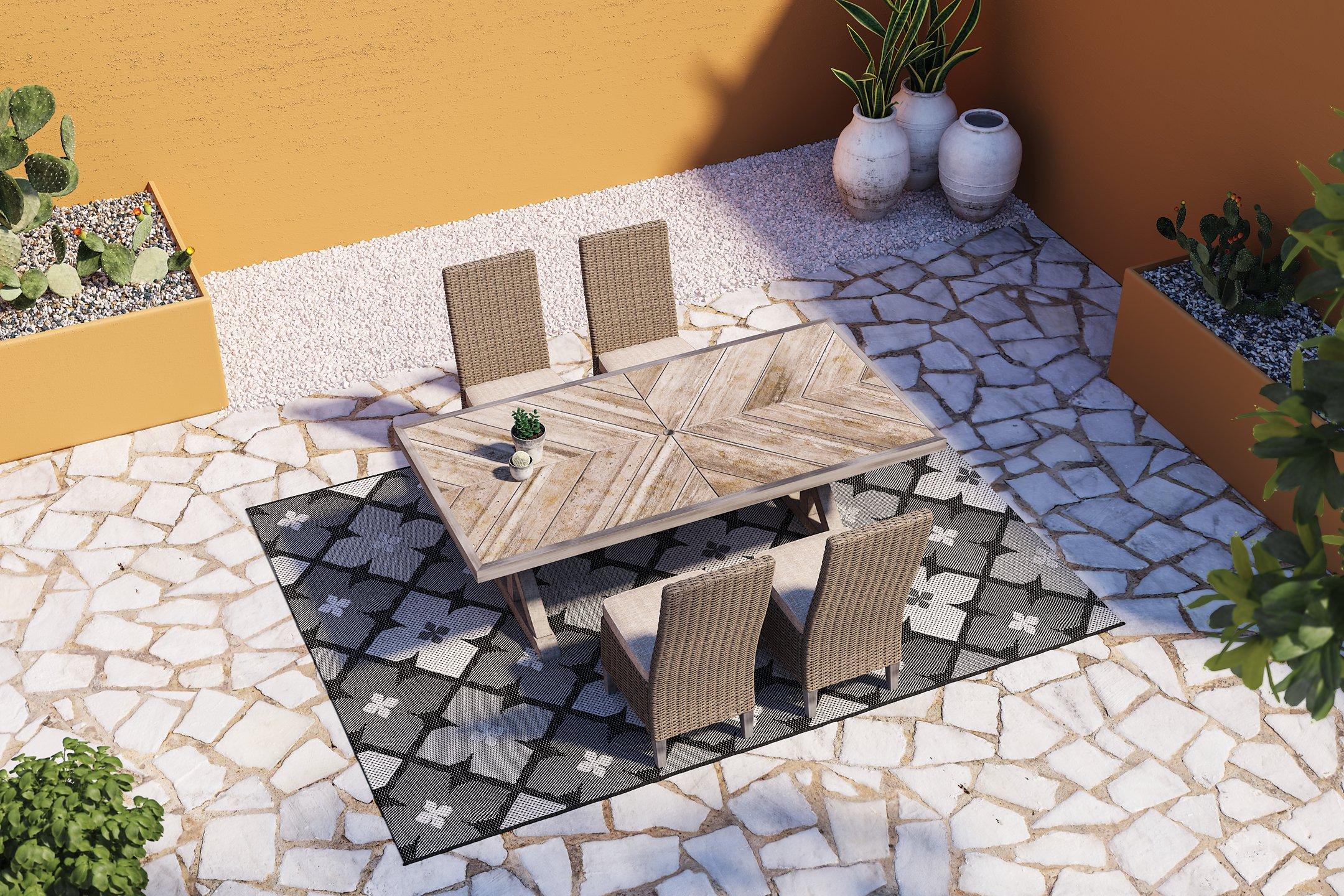 Beachcroft Outdoor Dining Set - Furniture & Design Outlet (Kalamazoo,MI)