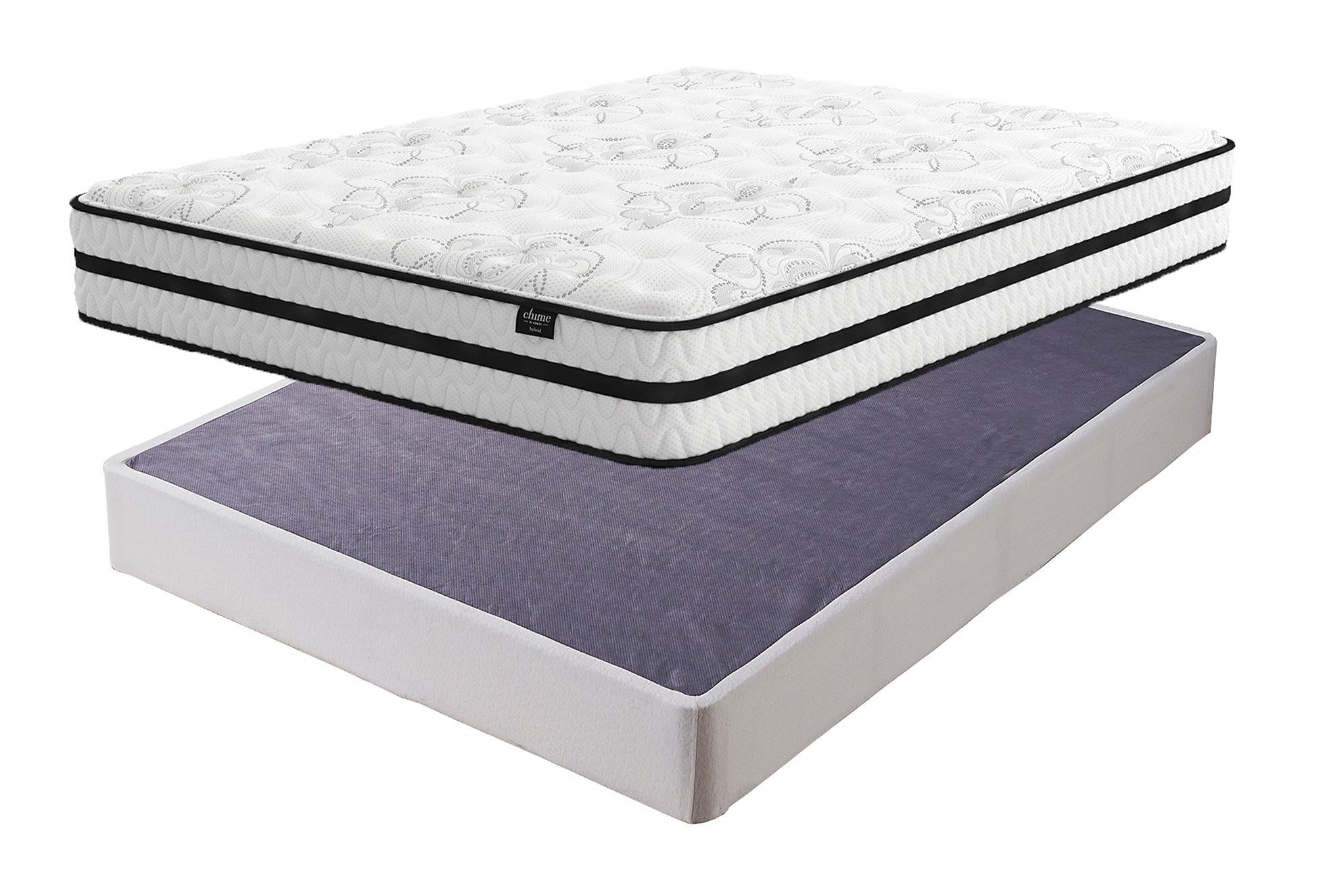 Chime 10 Inch Hybrid Mattress Package - Furniture & Design Outlet (Kalamazoo,MI)