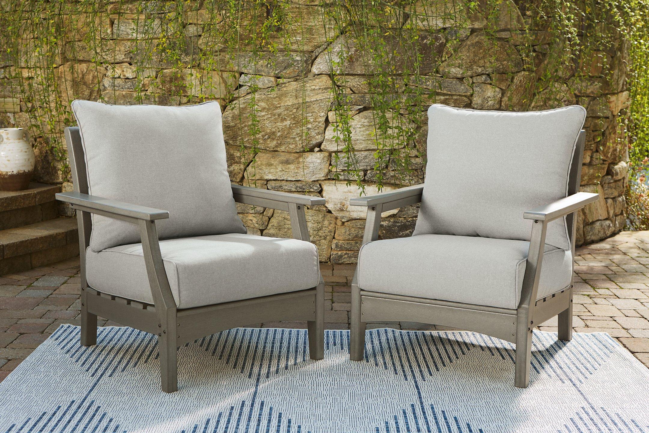 Visola Lounge Chair with Cushion (Set of 2) - Furniture & Design Outlet (Kalamazoo,MI)