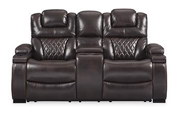 Warnerton Power Reclining Loveseat with Console - Furniture & Design Outlet (Kalamazoo,MI)