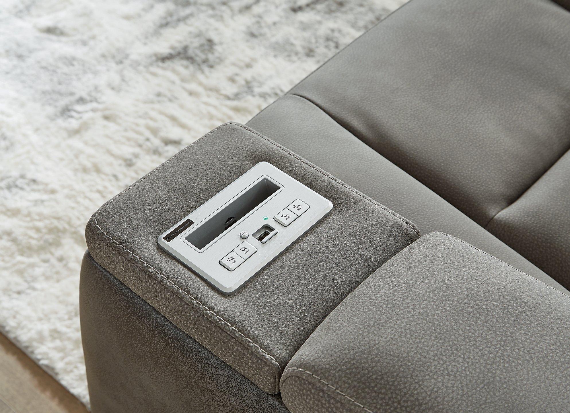 Next-Gen DuraPella Power Reclining Loveseat with Console - Furniture & Design Outlet (Kalamazoo,MI)