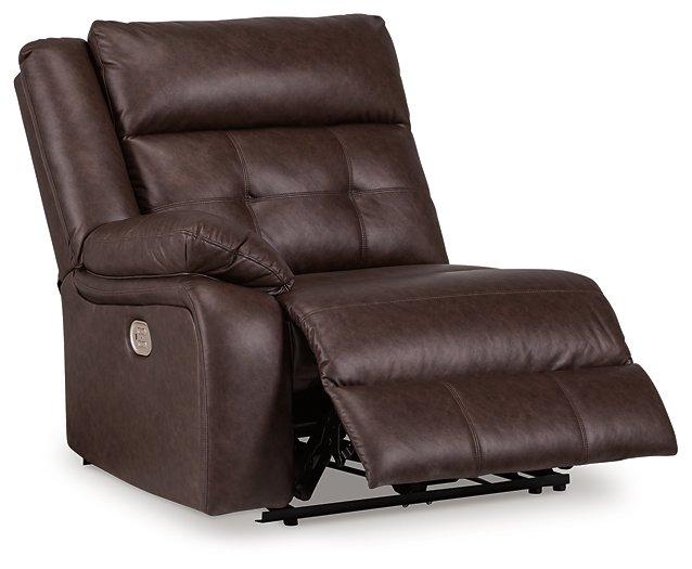 Punch Up Power Reclining Sectional Loveseat with Console - Furniture & Design Outlet (Kalamazoo,MI)