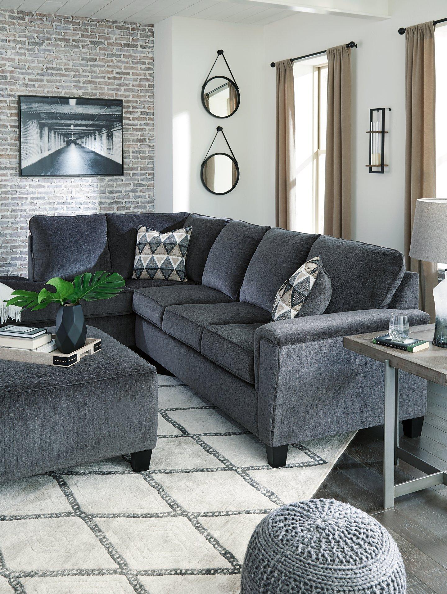 Abinger 2-Piece Sectional with Chaise - Furniture & Design Outlet (Kalamazoo,MI)