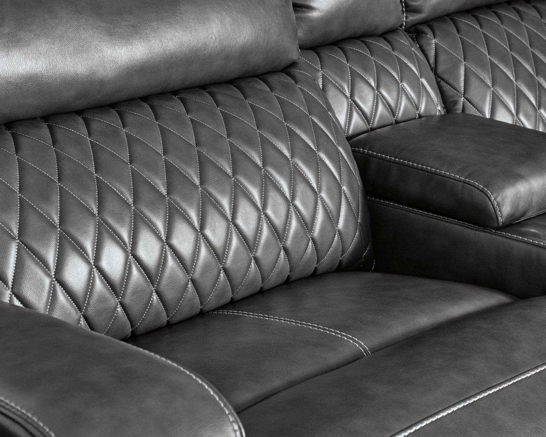 Samperstone Power Reclining Sectional - Furniture & Design Outlet (Kalamazoo,MI)