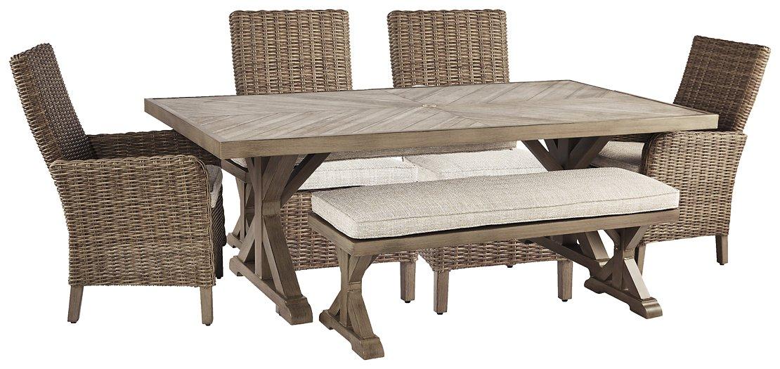 Beachcroft Outdoor Dining Set - Furniture & Design Outlet (Kalamazoo,MI)