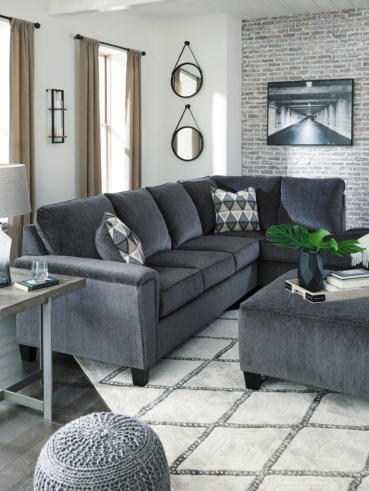 Abinger 2-Piece Sectional with Chaise - Furniture & Design Outlet (Kalamazoo,MI)