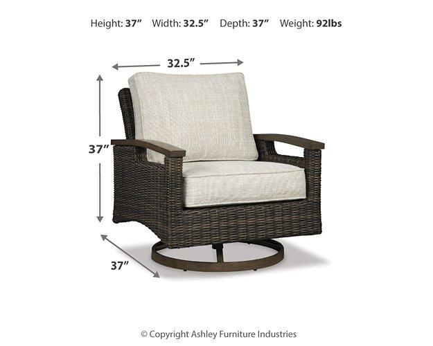 Paradise Trail Swivel Lounge Chair (Set of 2) - Furniture & Design Outlet (Kalamazoo,MI)