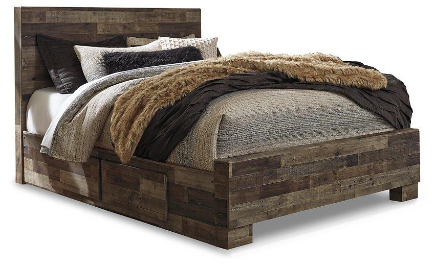 Derekson Bed with 2 Side Storage - Furniture & Design Outlet (Kalamazoo,MI)