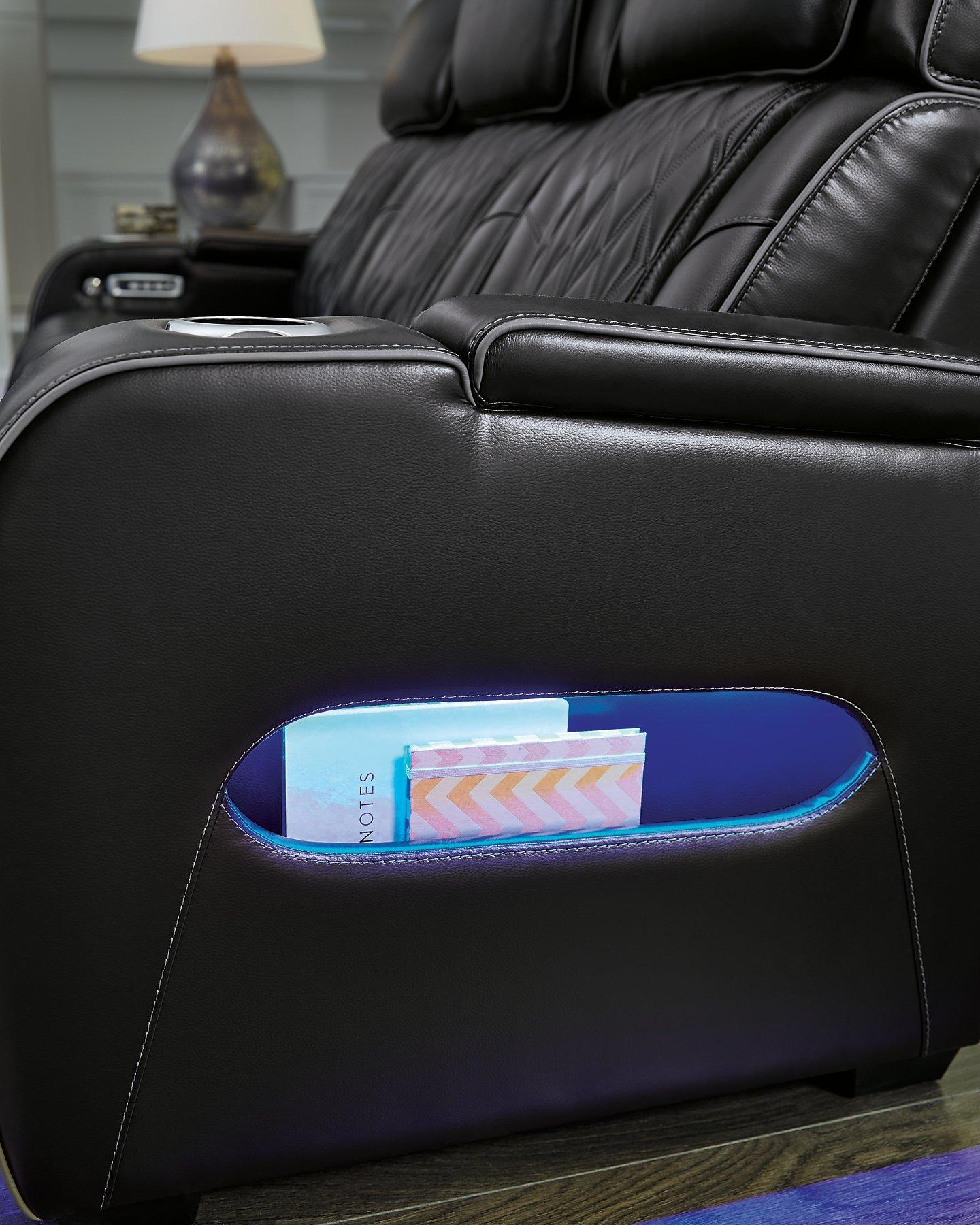 Boyington Power Reclining Loveseat with Console - Furniture & Design Outlet (Kalamazoo,MI)