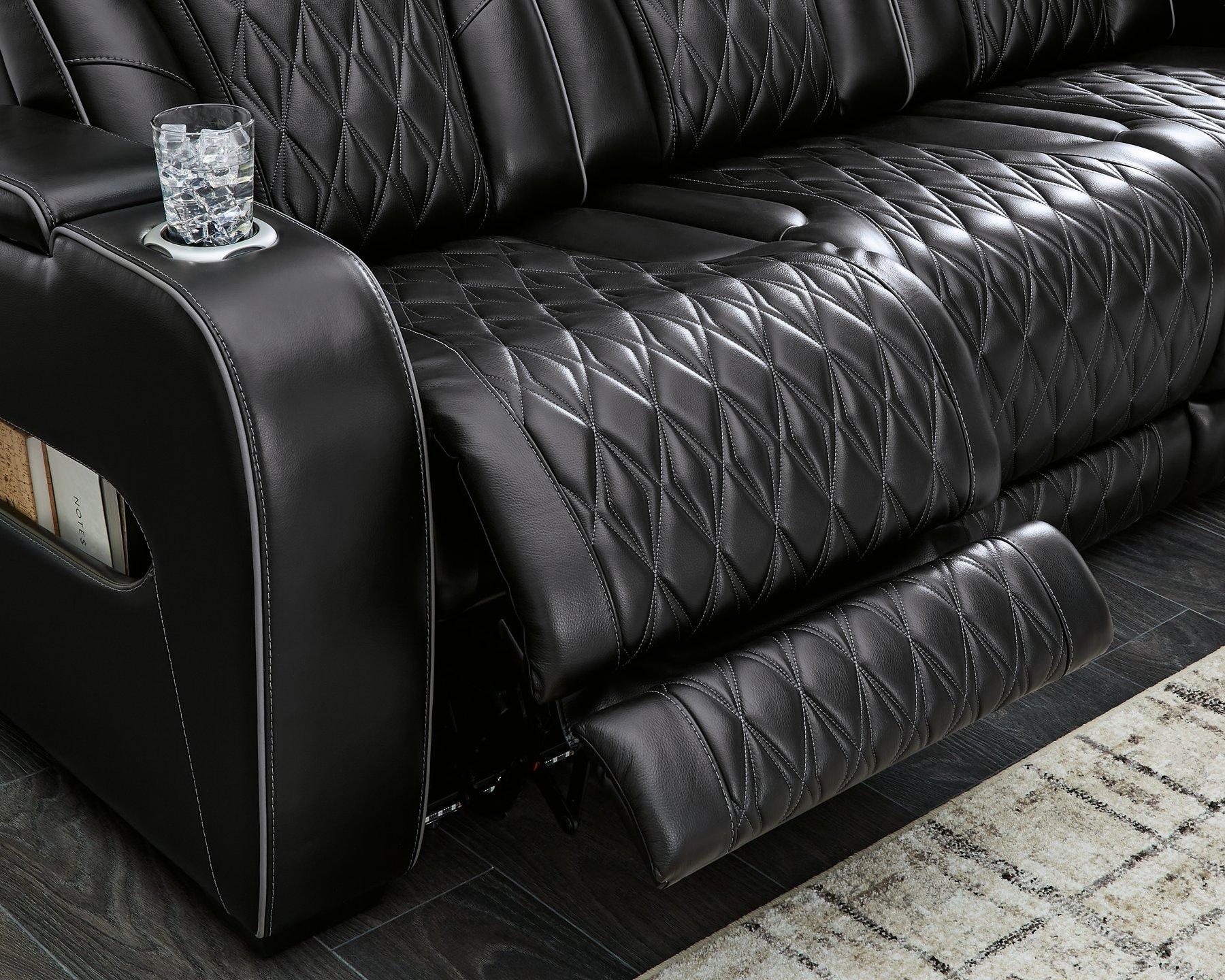 Boyington Power Reclining Loveseat with Console - Furniture & Design Outlet (Kalamazoo,MI)