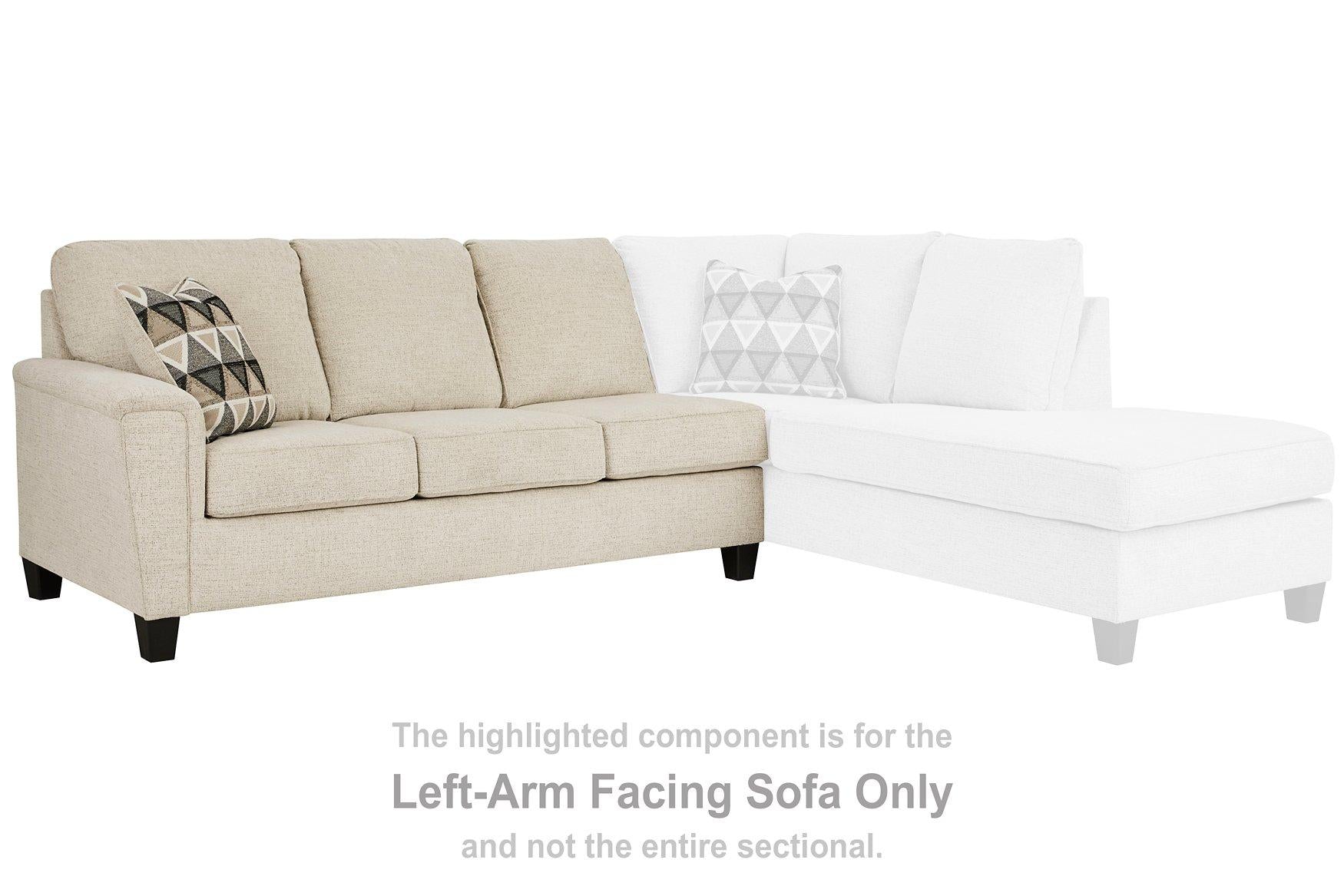 Abinger 2-Piece Sectional with Chaise - Furniture & Design Outlet (Kalamazoo,MI)