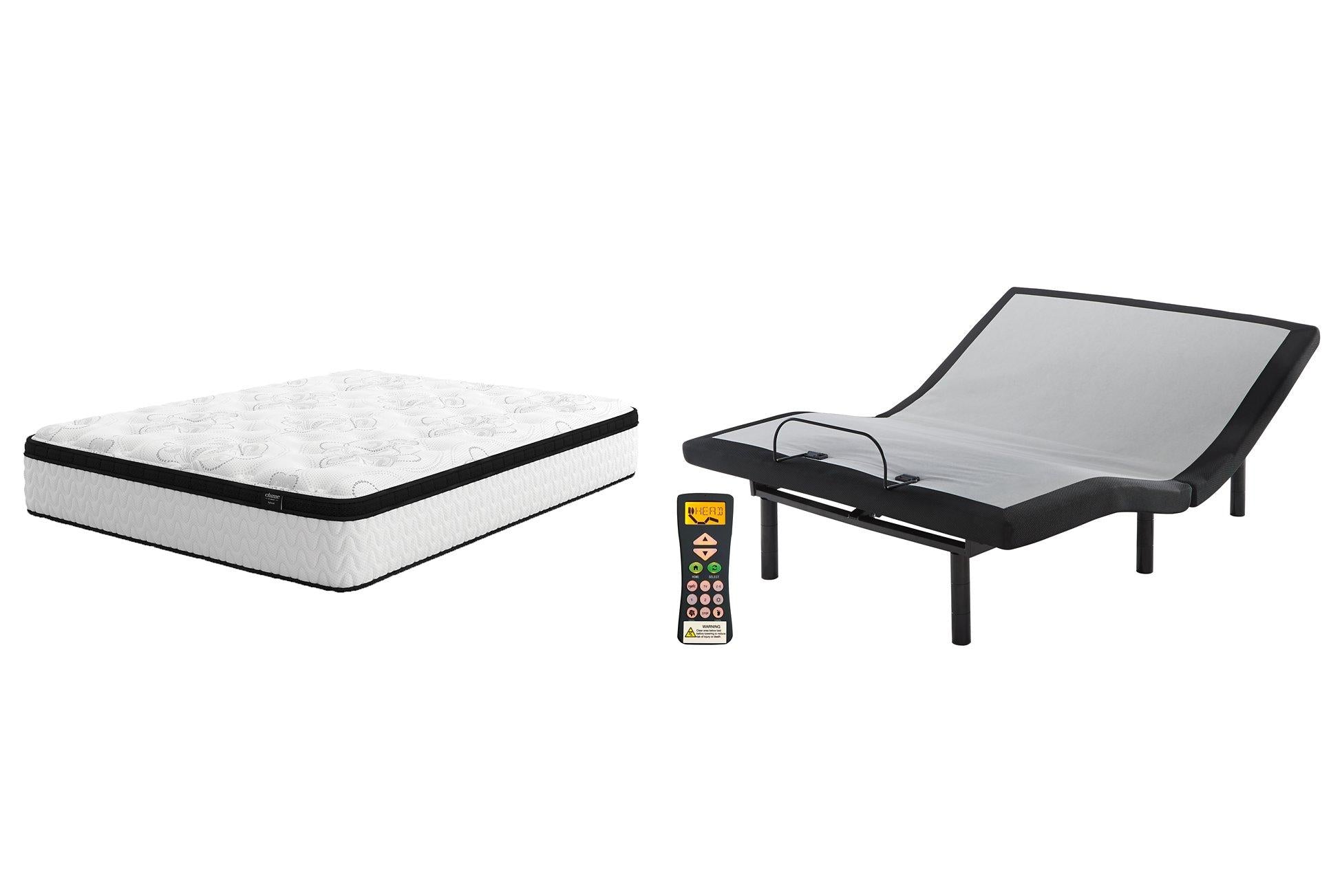 Chime 12 Inch Hybrid Mattress Package - Furniture & Design Outlet (Kalamazoo,MI)