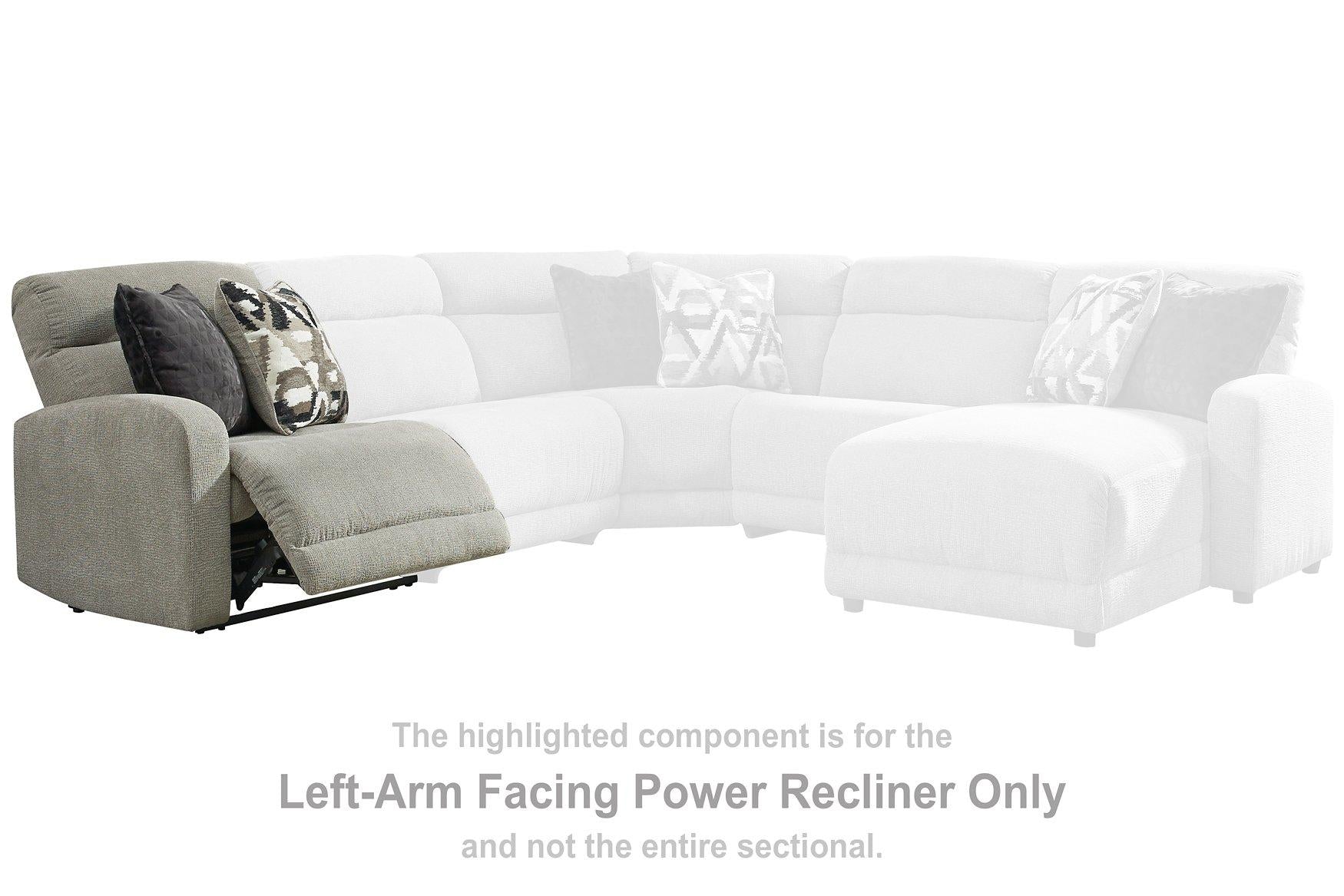 Colleyville Power Reclining Sectional with Chaise - Furniture & Design Outlet (Kalamazoo,MI)