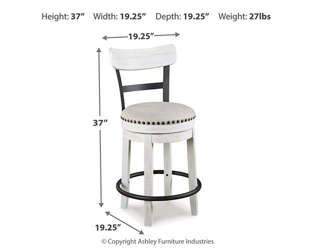 Valebeck Counter Height Bar Stool - Furniture & Design Outlet (Kalamazoo,MI)