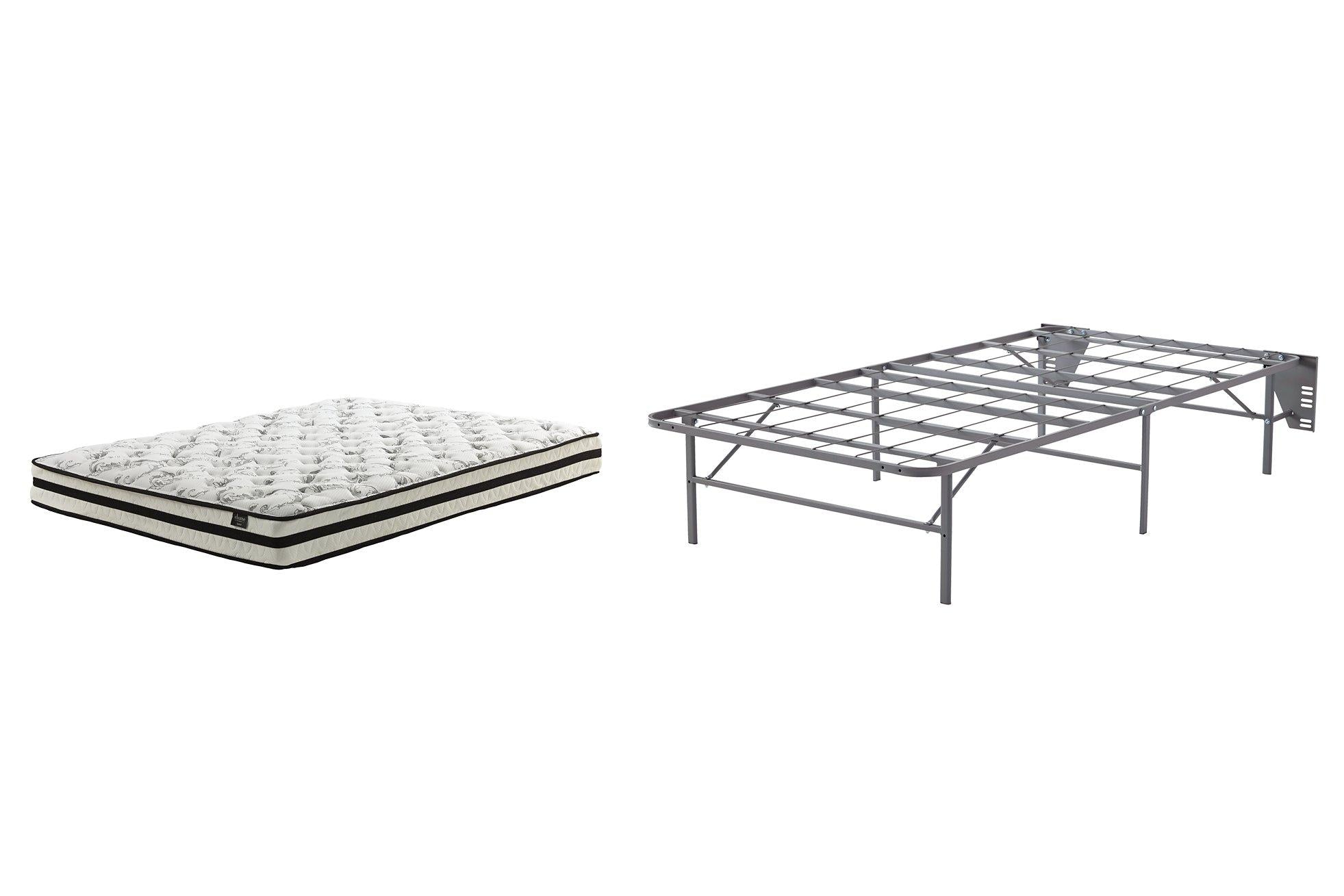 8 Inch Chime Innerspring Mattress Set - Furniture & Design Outlet (Kalamazoo,MI)