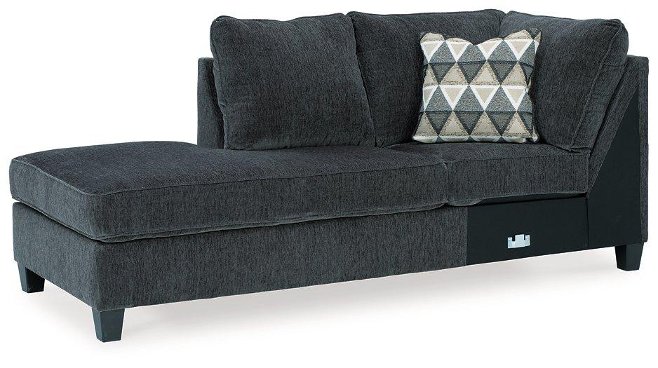 Abinger 2-Piece Sleeper Sectional with Chaise - Furniture & Design Outlet (Kalamazoo,MI)