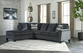 Abinger 2-Piece Sectional with Chaise - Furniture & Design Outlet (Kalamazoo,MI)
