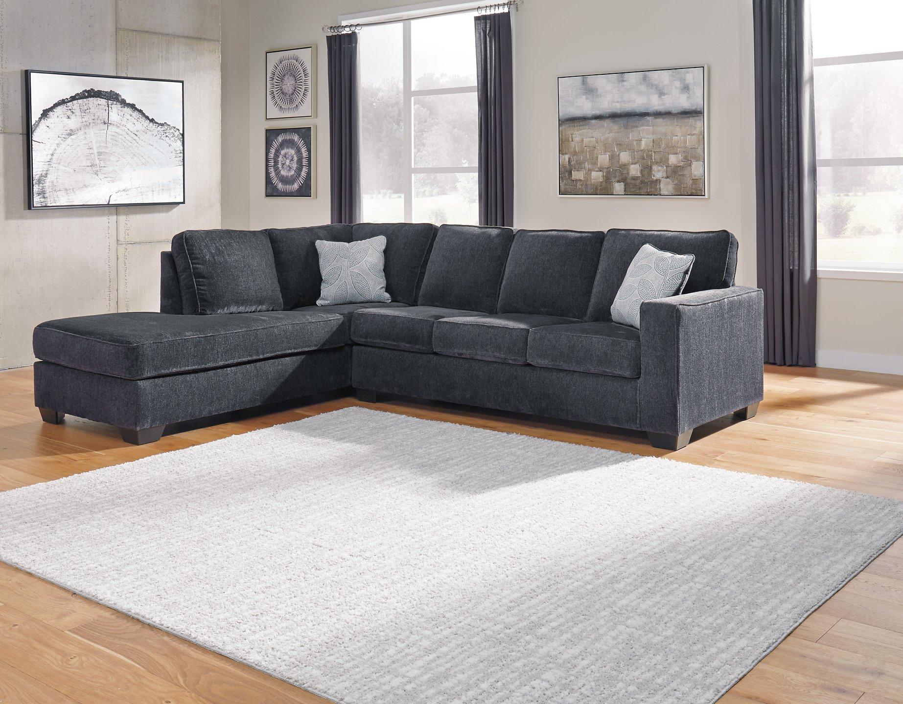 Altari 2-Piece Sleeper Sectional with Chaise - Furniture & Design Outlet (Kalamazoo,MI)