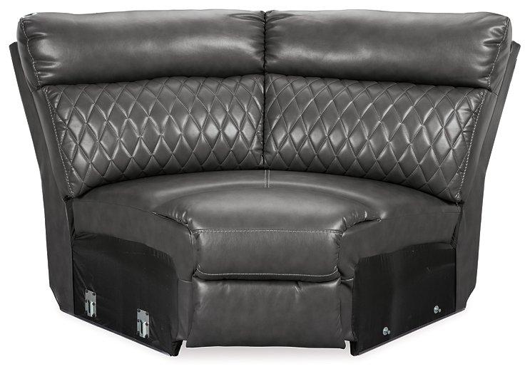 Samperstone Power Reclining Sectional - Furniture & Design Outlet (Kalamazoo,MI)