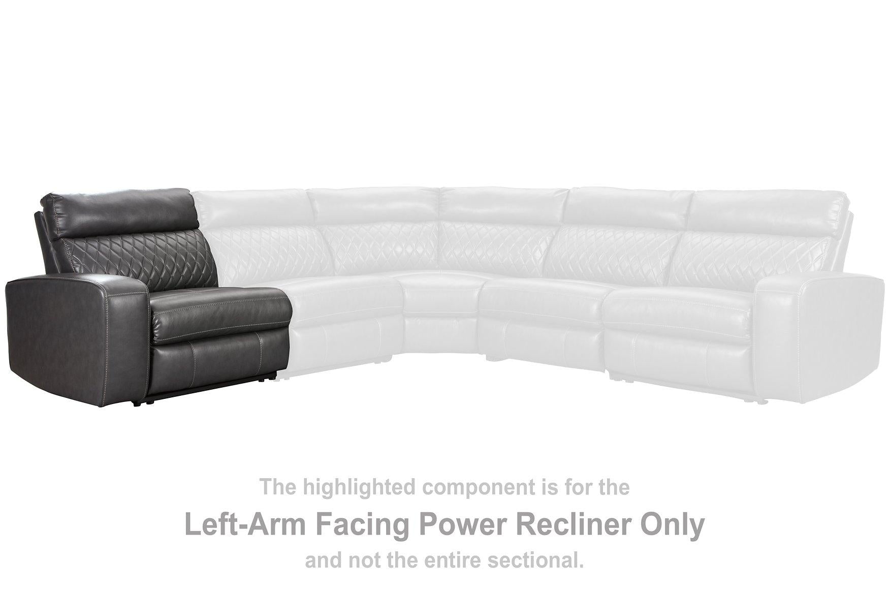 Samperstone Power Reclining Sectional - Furniture & Design Outlet (Kalamazoo,MI)