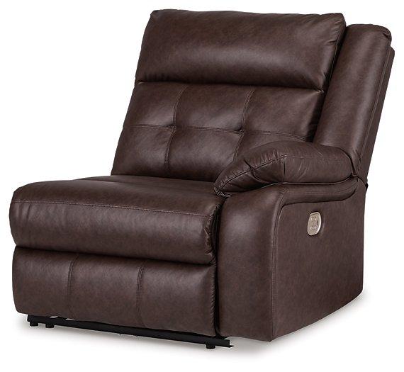Punch Up Power Reclining Sectional Loveseat with Console - Furniture & Design Outlet (Kalamazoo,MI)