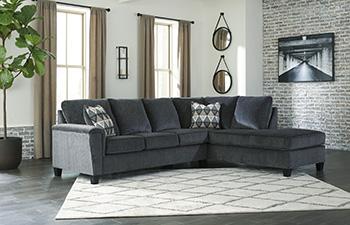 Abinger 2-Piece Sleeper Sectional with Chaise - Furniture & Design Outlet (Kalamazoo,MI)