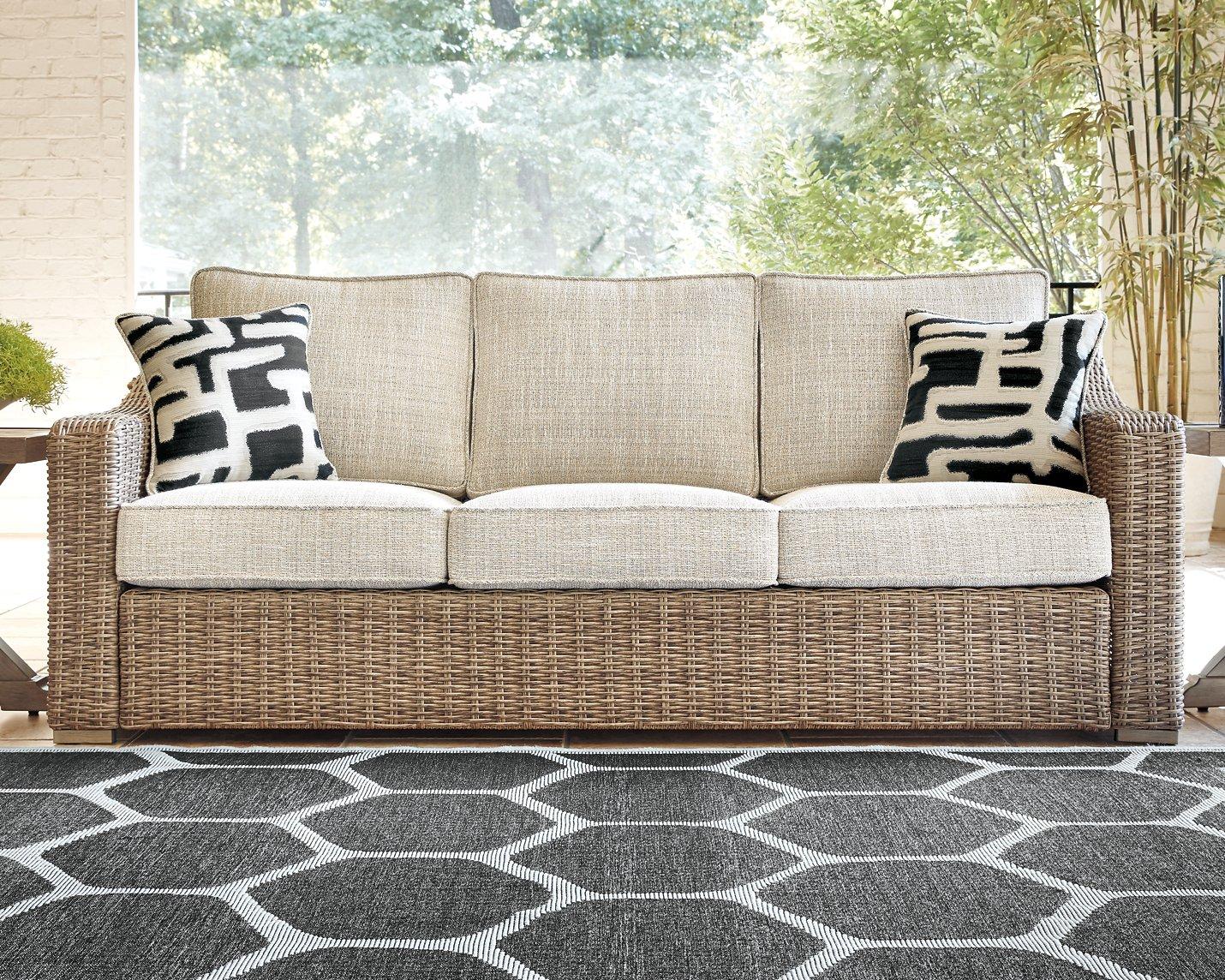 Beachcroft Outdoor Sofa, Lounge Chairs and Fire Pit - Furniture & Design Outlet (Kalamazoo,MI)