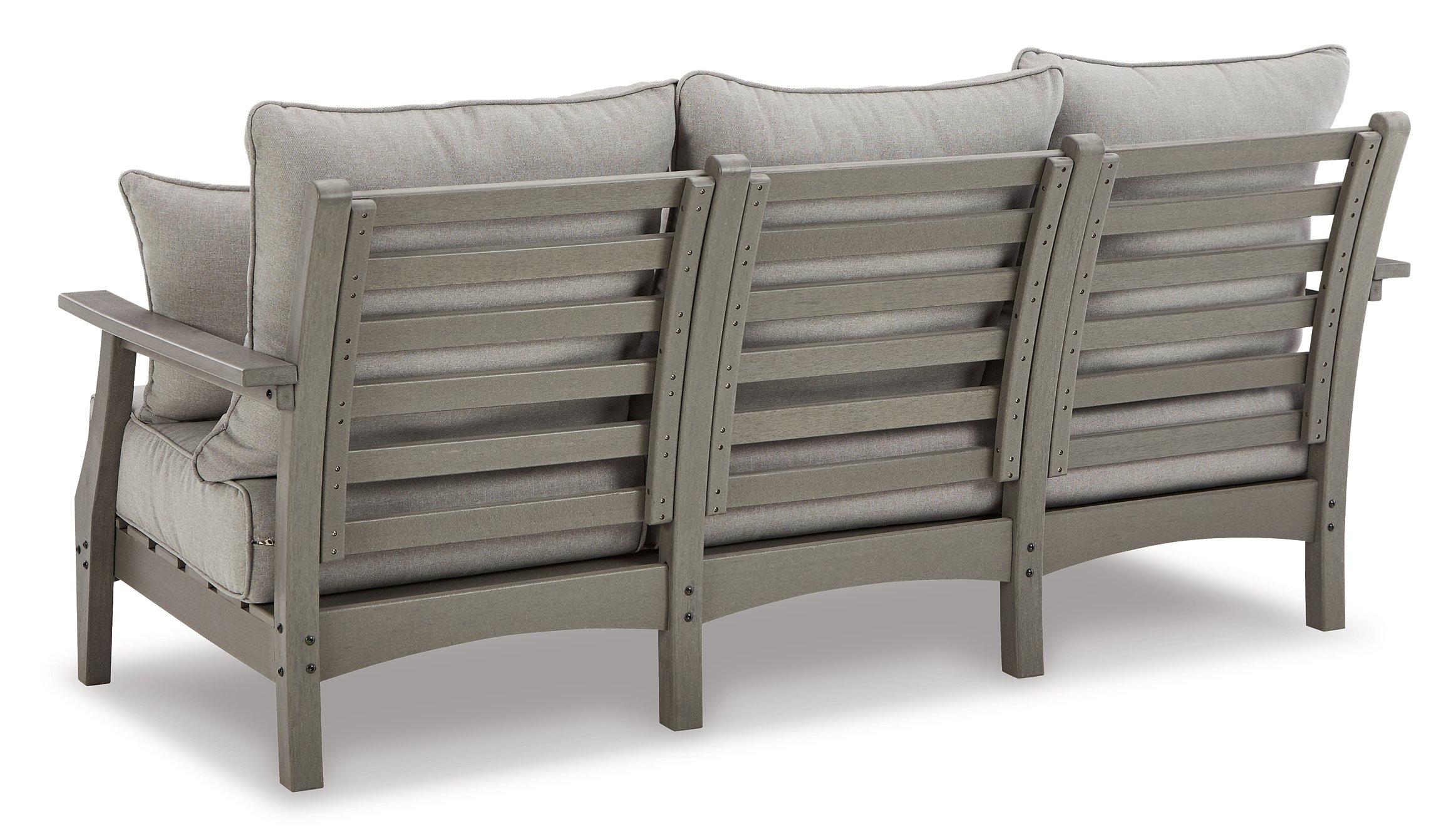 Visola Outdoor Sofa and Loveseat with Coffee Table - Furniture & Design Outlet (Kalamazoo,MI)