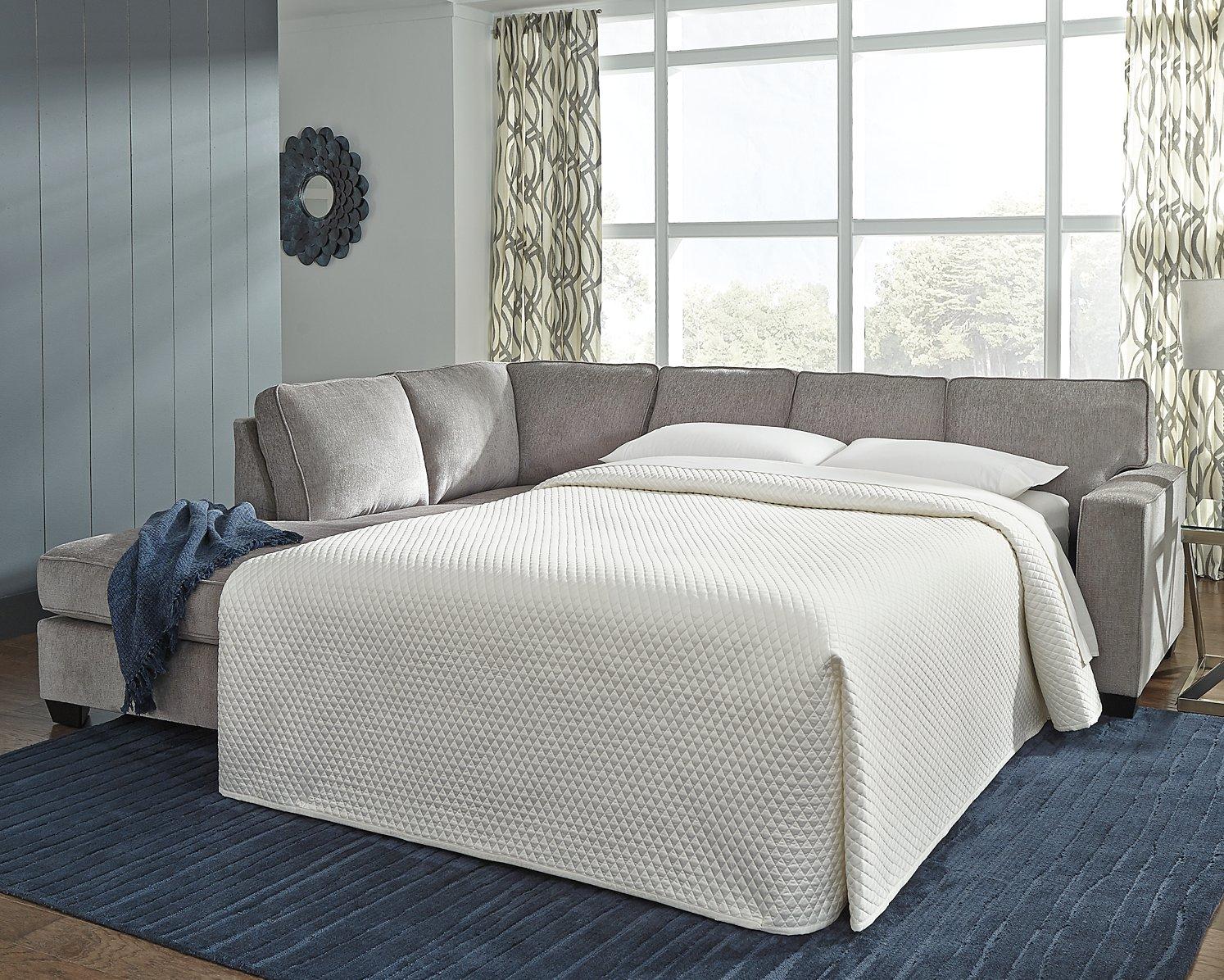 Altari 2-Piece Sleeper Sectional with Chaise - Furniture & Design Outlet (Kalamazoo,MI)
