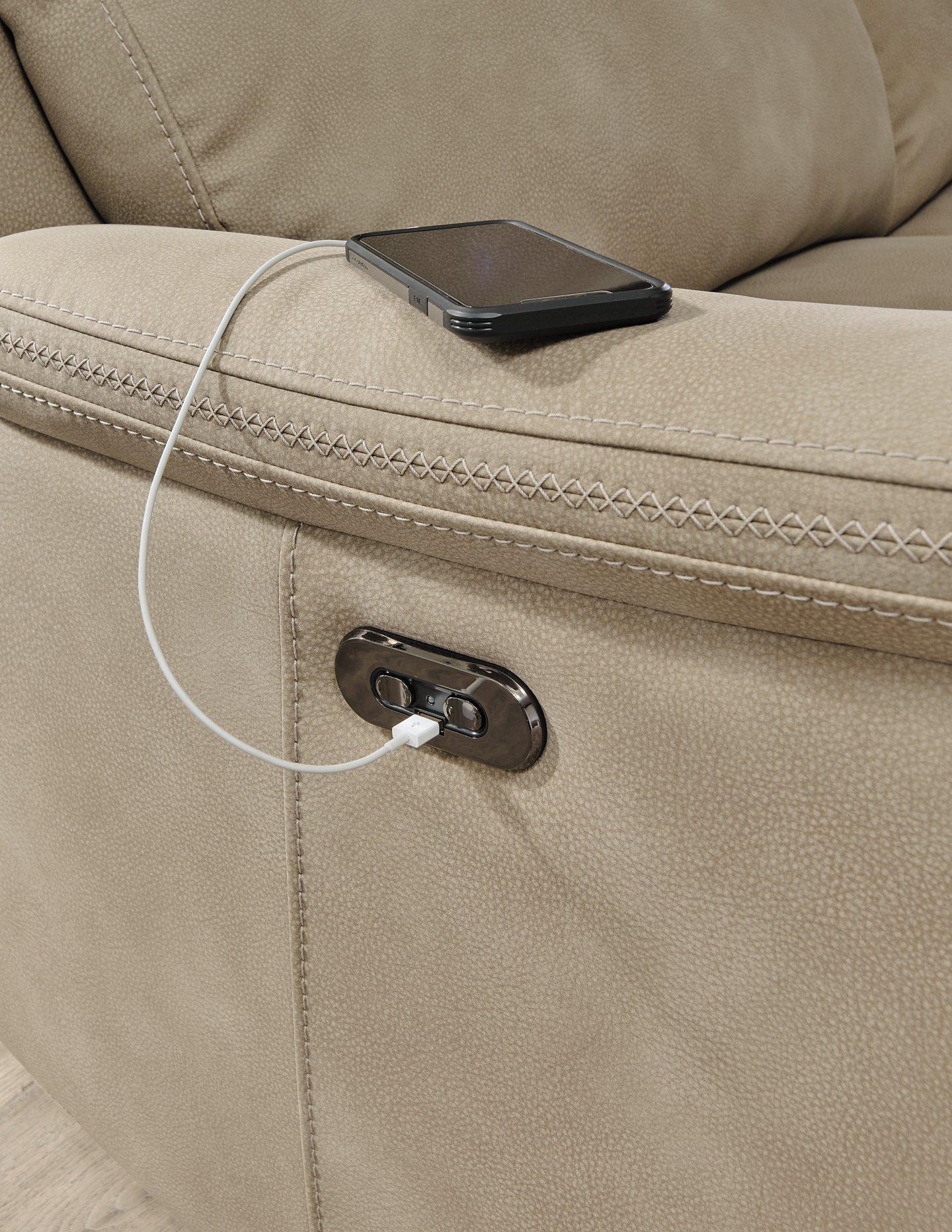 Next-Gen DuraPella Power Reclining Loveseat with Console - Furniture & Design Outlet (Kalamazoo,MI)