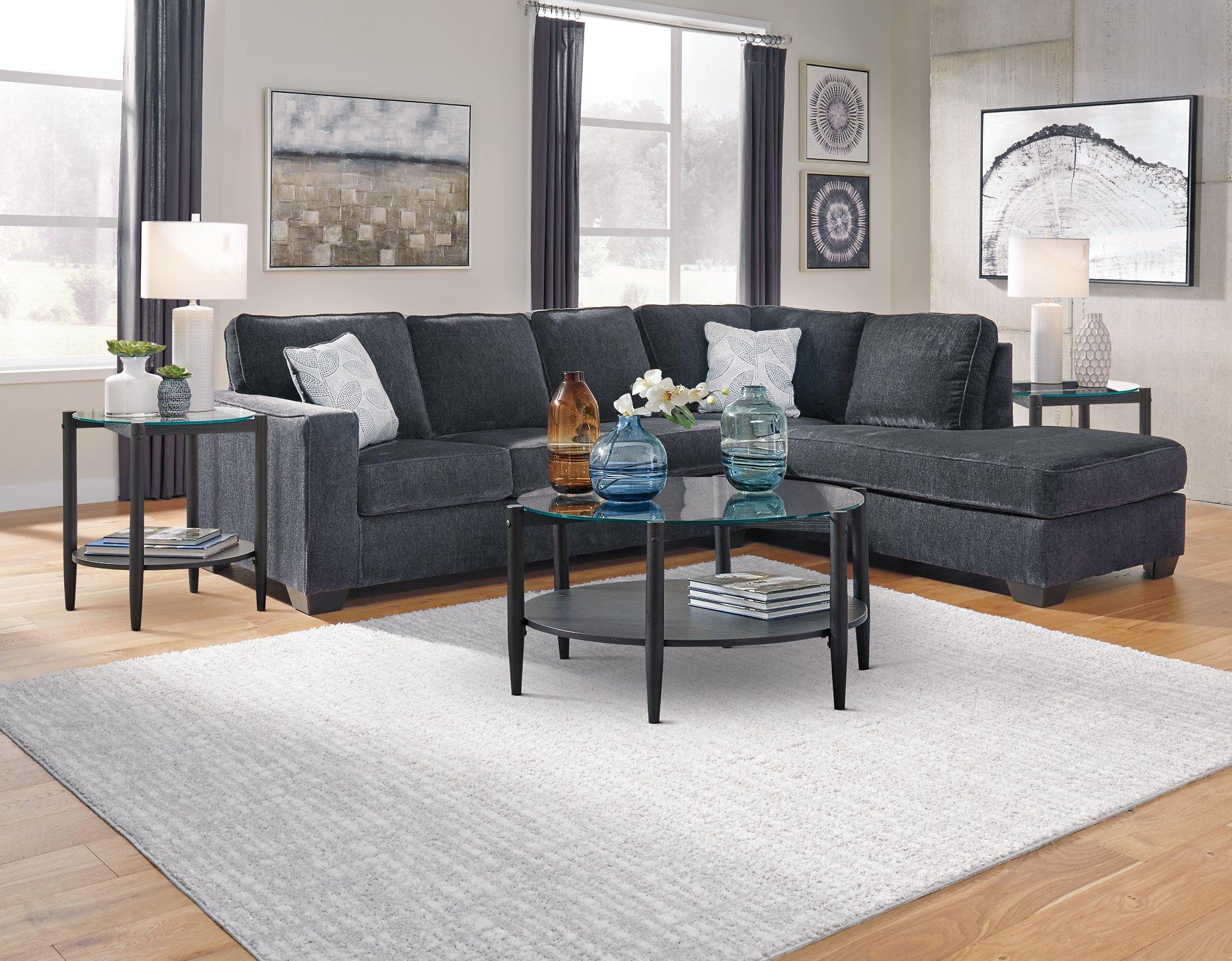 Altari 2-Piece Sleeper Sectional with Chaise - Furniture & Design Outlet (Kalamazoo,MI)