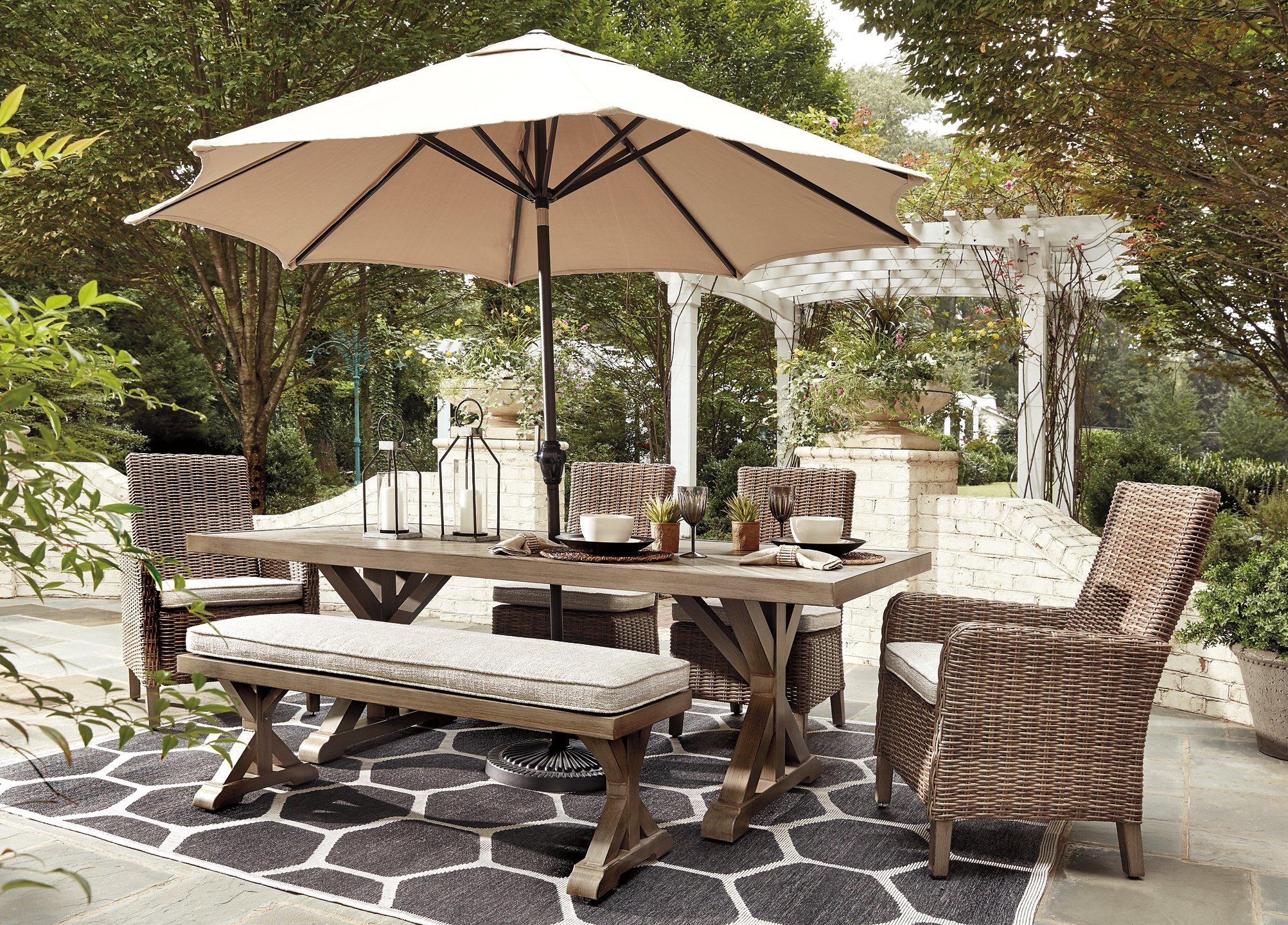 Beachcroft Outdoor Dining Set - Furniture & Design Outlet (Kalamazoo,MI)