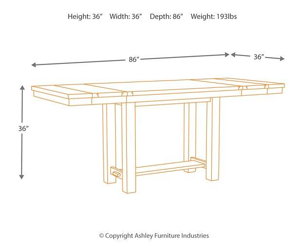 Moriville Counter Height Dining Set - Furniture & Design Outlet (Kalamazoo,MI)