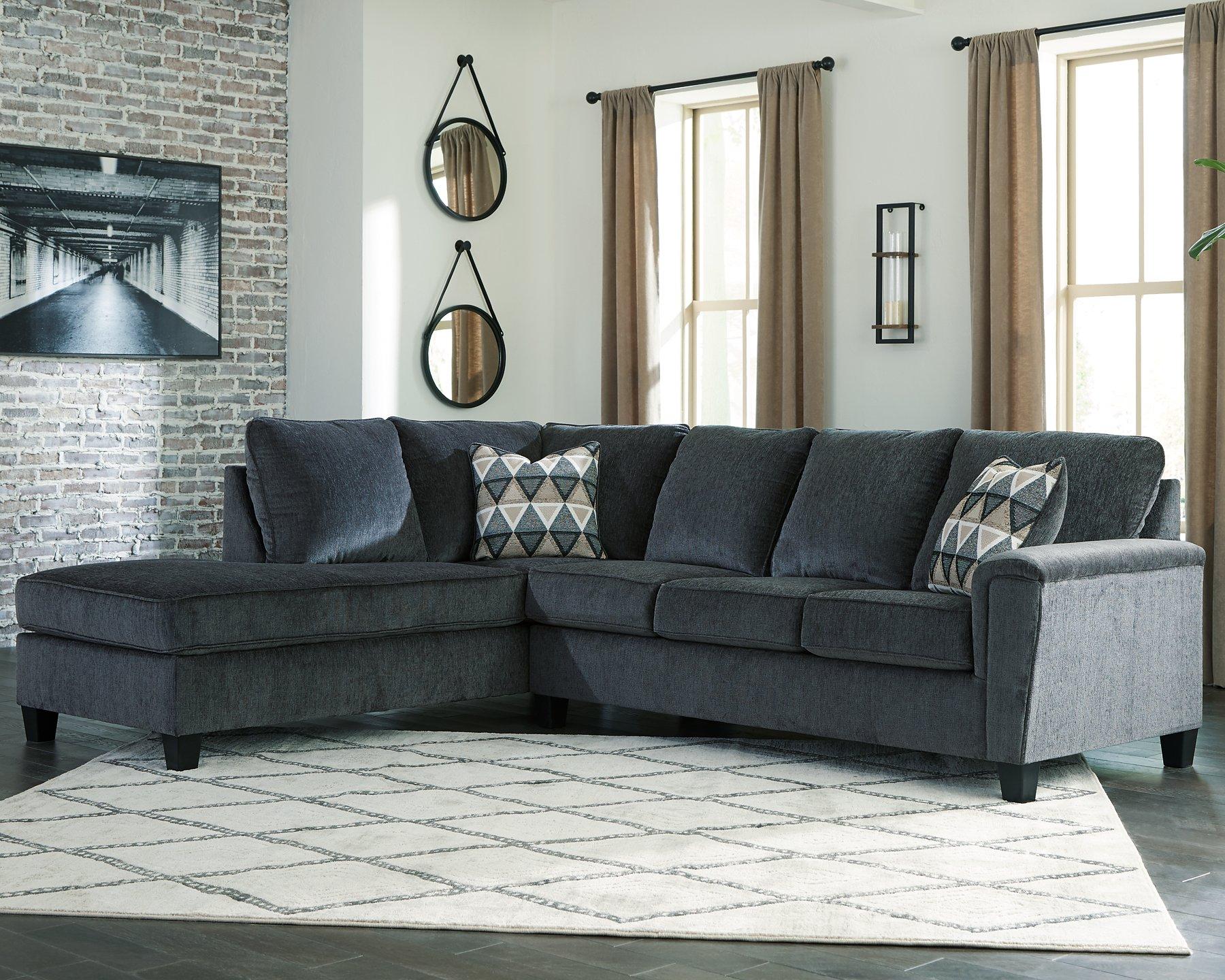 Abinger 2-Piece Sleeper Sectional with Chaise - Furniture & Design Outlet (Kalamazoo,MI)