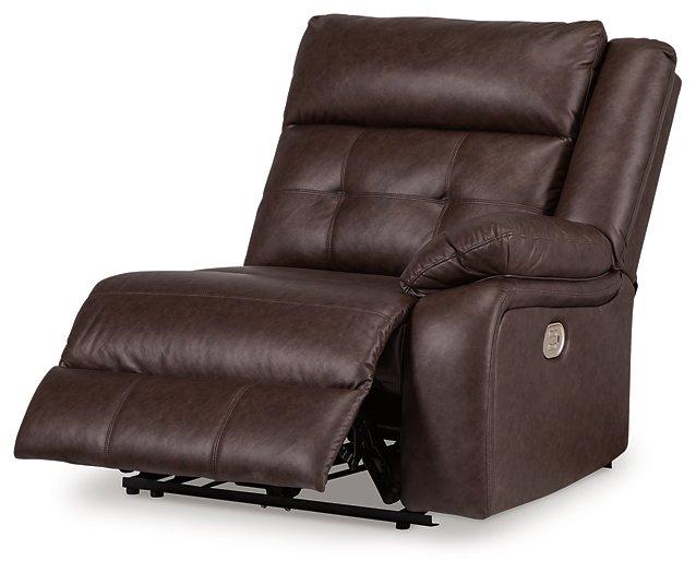 Punch Up Power Reclining Sectional Loveseat with Console - Furniture & Design Outlet (Kalamazoo,MI)