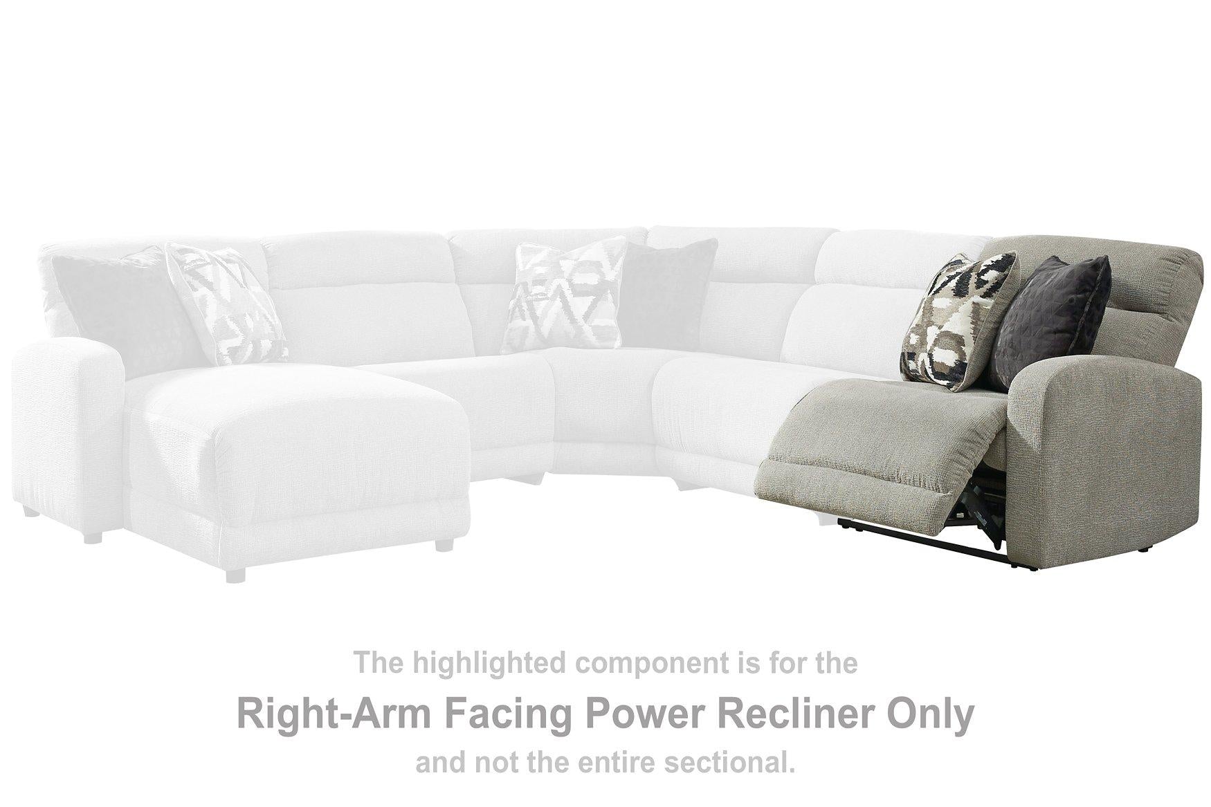 Colleyville Power Reclining Sectional with Chaise - Furniture & Design Outlet (Kalamazoo,MI)