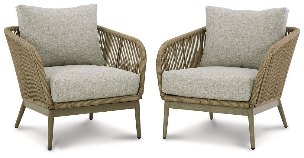Swiss Valley Lounge Chair with Cushion (Set of 2) - Furniture & Design Outlet (Kalamazoo,MI)
