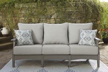 Visola Outdoor Sofa and Loveseat with Coffee Table - Furniture & Design Outlet (Kalamazoo,MI)